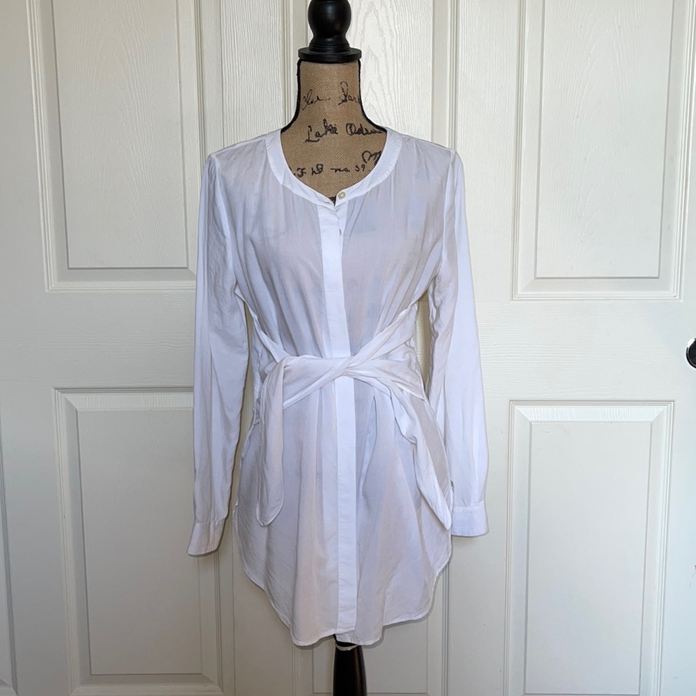 ANN TAYLOR Tunic Top | White | Sz M
